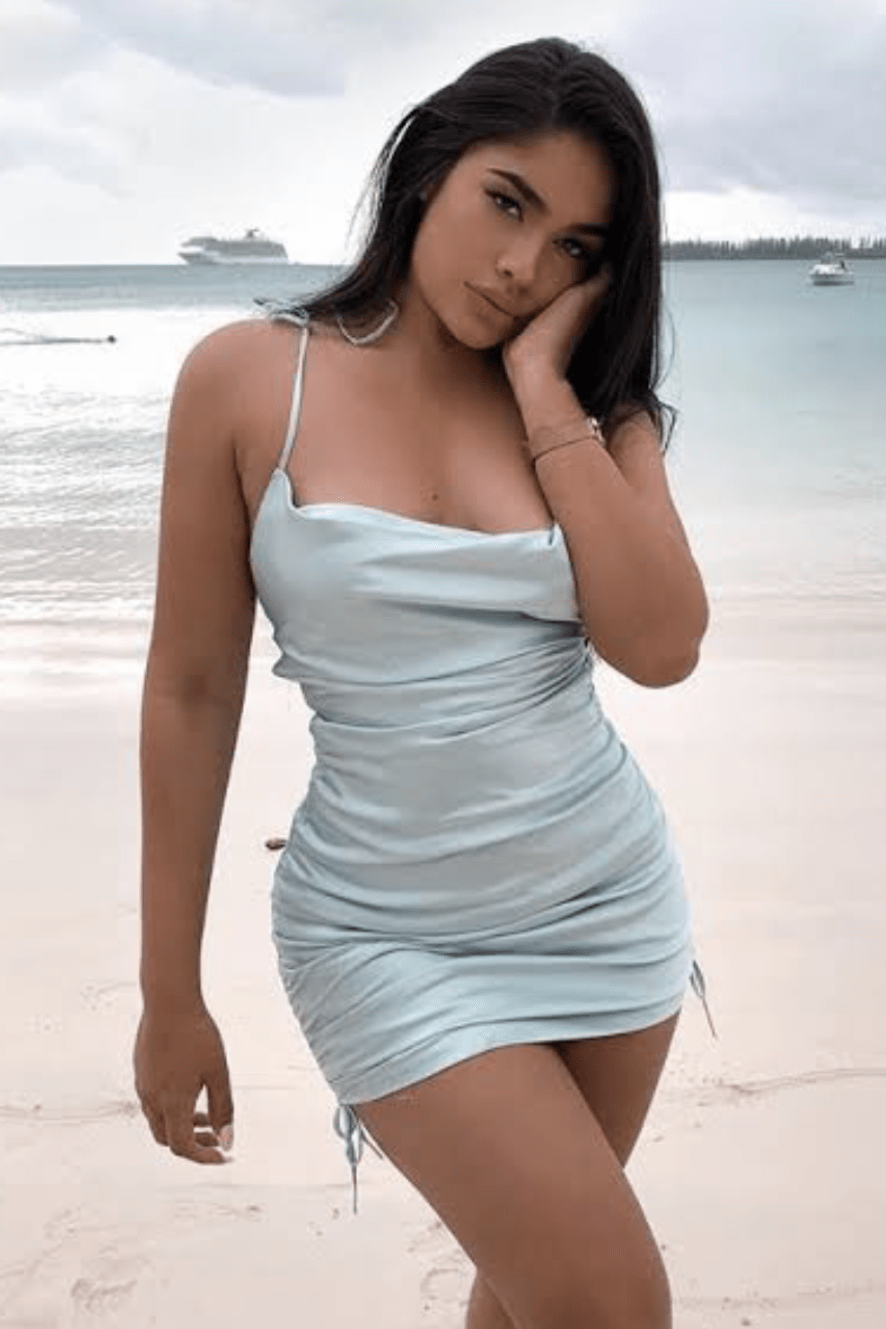Krystal Dress | Blue Sky